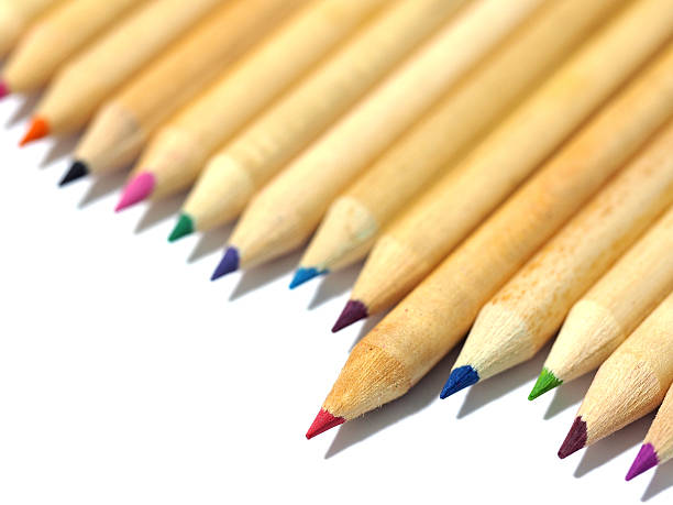 istock Color pencils isolated on white background 624924314