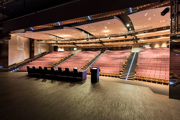 istock Lecturers' platform in academy's auditorium 624924960