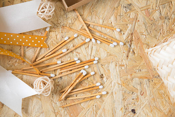 istock match stick on wood background 624926336