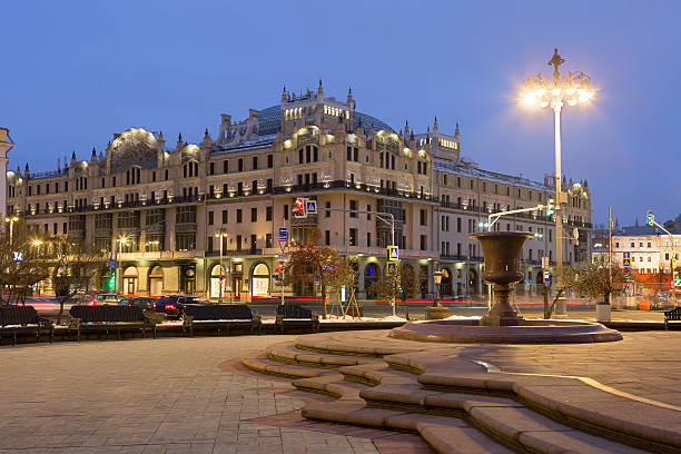 istock Moscow. Theater square in the morning. 624928230