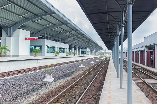 istock clean new train station in Thailand. 624945522