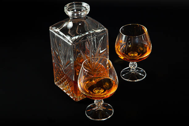 istock Bottle and glasses of brandy 624945572