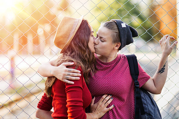 istock Couple kissing and hugging 624945632