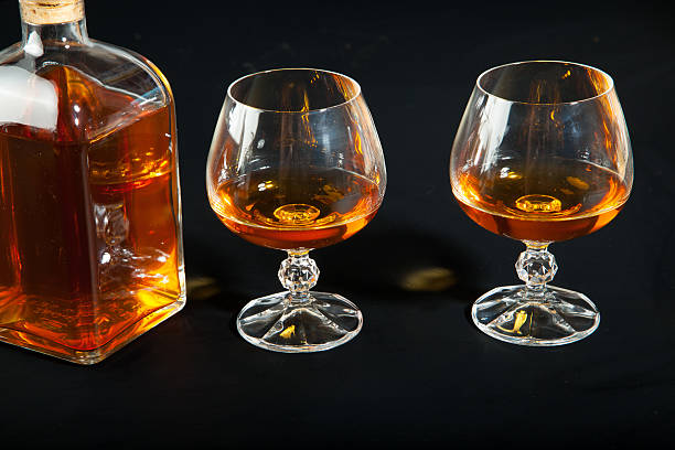 istock Bottle and glasses of brandy 624945888