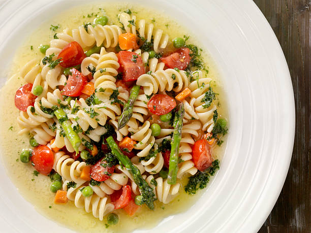 istock Rotini Primavera in a Browned Butter and Garlic Sauce 624945922