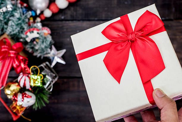 istock Chritmas decoration with wood background 624947312