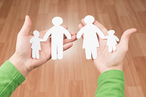 istock The concept of broken families and family problems 624948372