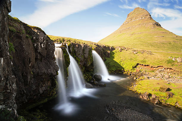 istock Kirkjufellsfoss in Iceland 624956602