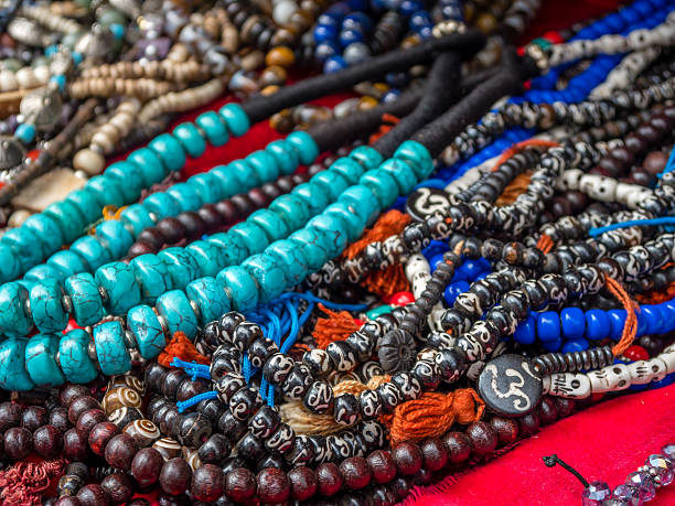 istock Turquoise and Bone Beaded Necklaces 624957758