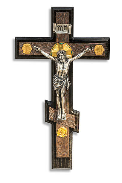 istock Crucifix with figure of Jesus 624958812