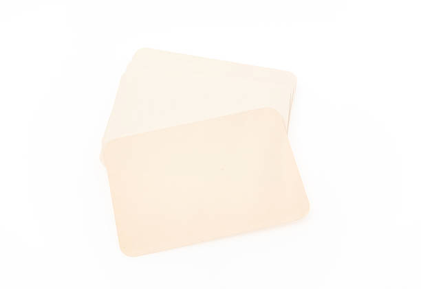 istock Business card on a white background 624966138
