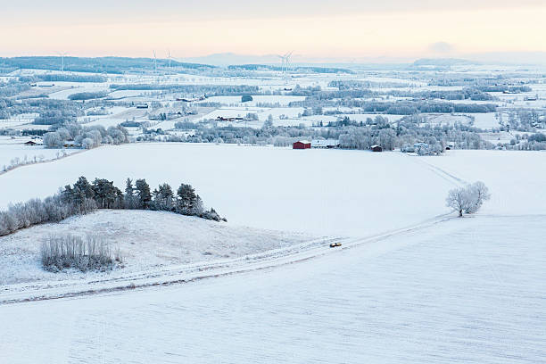 istock View of rural landscape in winter 624967344
