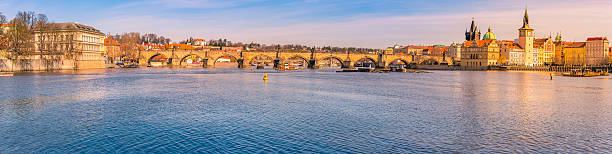 istock City panorama with the Vltava river in Prague 624968670