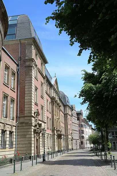 Street "Altestadt" in Düsseldorf old town, Germany