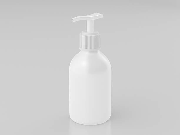 istock Blank cosmetic lotion bottle with pump mockup. 624985704