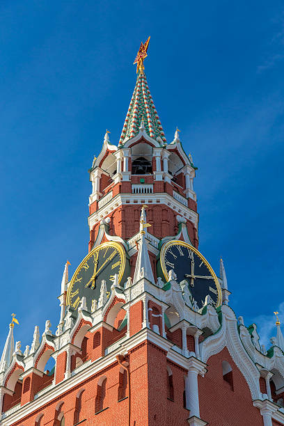 istock Spasskaya Tower of Moscow Kremlin 624986514