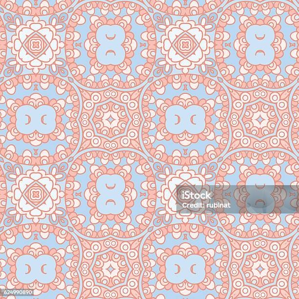 Seamless Gentle Pattern Stock Illustration - Download Image Now - Art ...