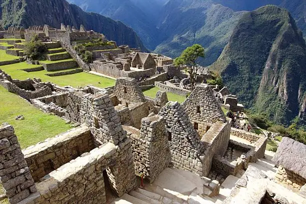 The inca city of Machu Picchu in Peru south America