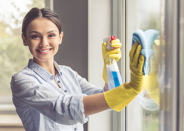 istock Woman cleaning her house 625008970