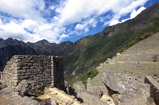 The inca city of Machu Picchu in Peru south America