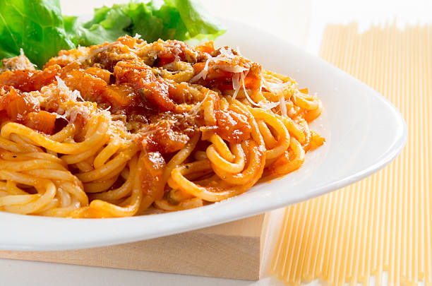 istock Italian spaghetti with bolognese and parmesan 625036364