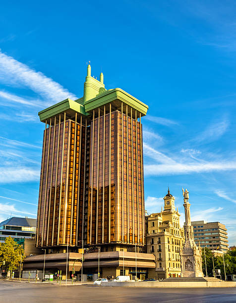 Many of the city's iconic buildings. Toned image.