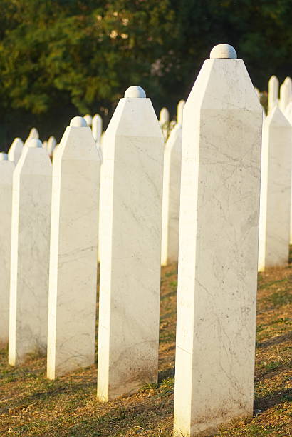 istock Islamic graves at sunny landscape 625048596