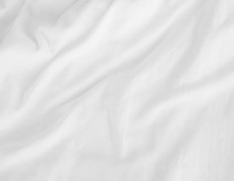 soft white wrinkle bed sheets for background