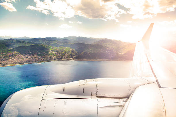 istock Body of an Airplane Flying Above Cloud 625059562