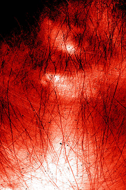 istock Halloween background. Red grunge metal texture background 625093458