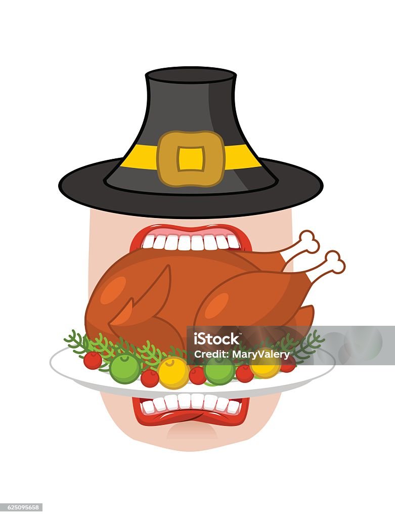 Ilustración de Feliz Acción De Gracias Comer Pavo Cocido Boca Abierta y más Vectores Libres de Derechos de Al horno - iStock Ilustración de Feliz Acción De Gracias Comer Pavo Cocido Boca Abierta y más Vectores Libres de Derechos de Al horno - iStock