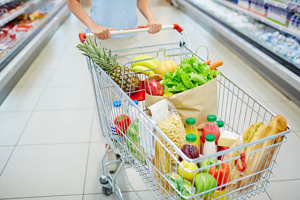 istock Food in cart 625125118