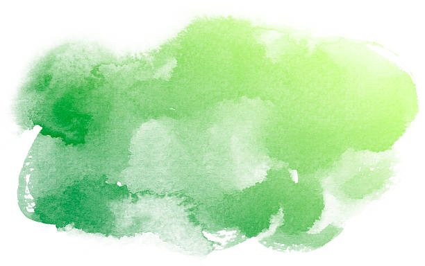 istock Abstract green watercolor background. 625131640