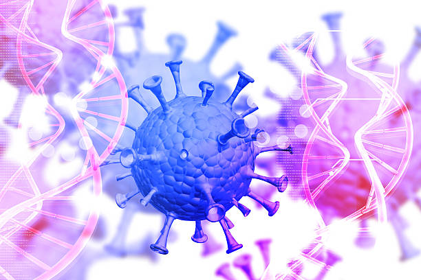 3 d вирус - virus molecular structure healthcare and medicine russian influenza стоковые фото и изображения