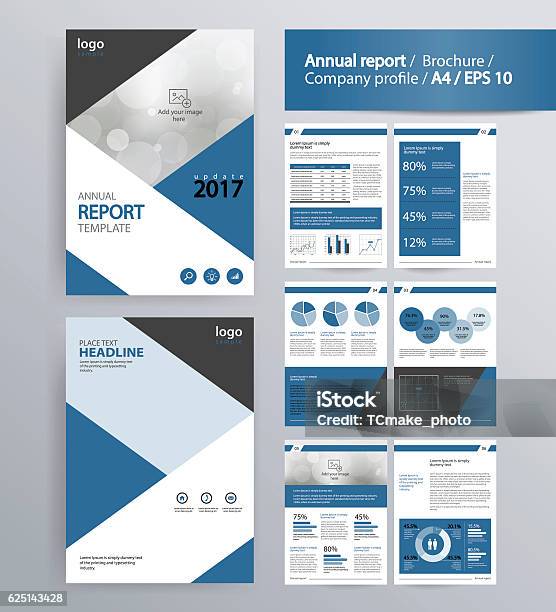 Seitenlayout Für Unternehmensprofil Geschäftsbericht Und Broschüre Layoutvorlage Stock Vektor Art und mehr Bilder von Bericht