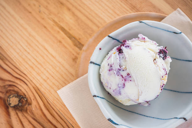 istock Strawberry ice cream in a bowl 625144224