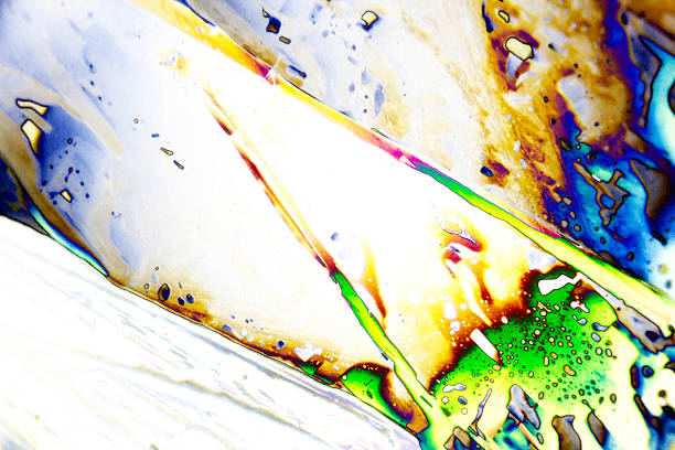 istock Microcrystals of tartaric acid in polarized light 625147786