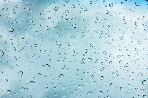istock Drops of water on glass 625150102