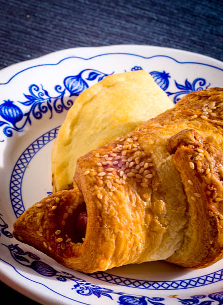 istock butter croissant with sesame seeds baked 625150612