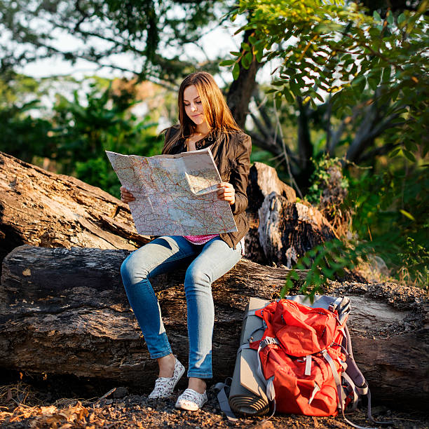 istock Map Destination Direction Route Travel Trip Trek Concept 625150664