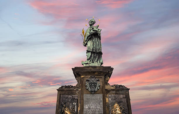 istock statue on the Charles Bridge in Prague, Czech Republic 625151020