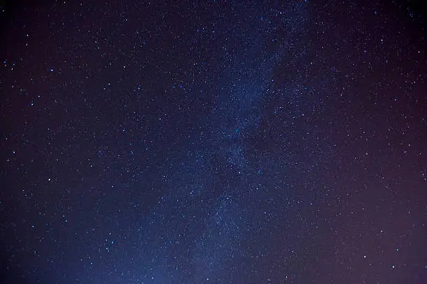 Meteor Shower stars milky way