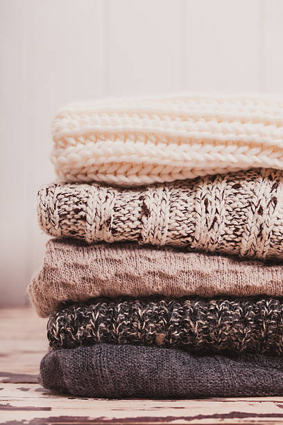istock Collection of woolen clothes 625156414