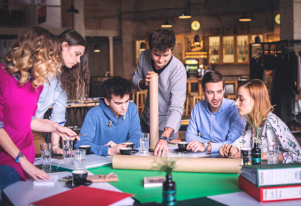 istock Group of young adults starting a business 625166010