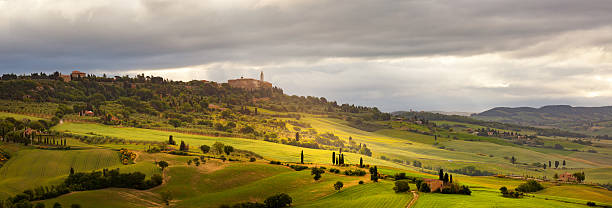 istock Tuscany landscape panorama at sunrise 625194926