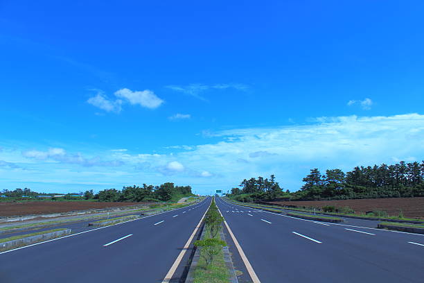 istock car way in jeju island 625203848