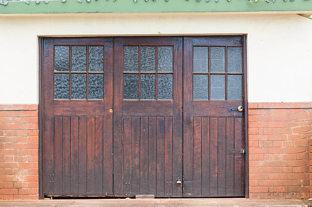 istock Wood Garage Doors 625208568