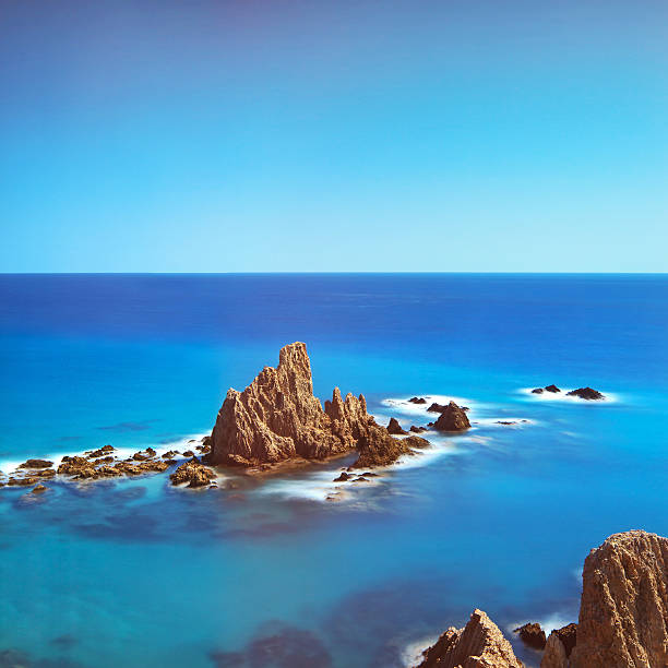 istock Cliff Rocks  Ocean Andalusia. Cabo de Gata park, Almeria, Spa 625219418