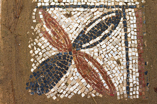 istock Ancient Byzantine Classical Greek Floor Mosaic Detail, Sicily 625219530
