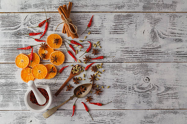 istock Spicy Christmas background. ingredients for cooking baking 625219628